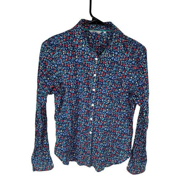 Dockers Womens Floral Button-Up long sleeve shirt Size PS - Picture 1 of 5